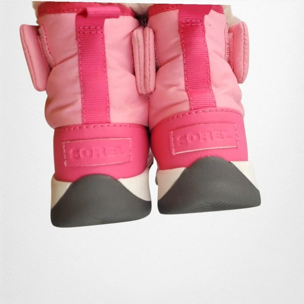 SOREL Whitney II Plus Toddler Pink Waterproof Insulated Snow Boots Size 12